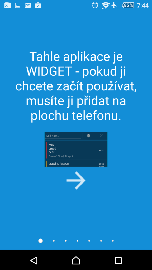 Poznámky na plochu