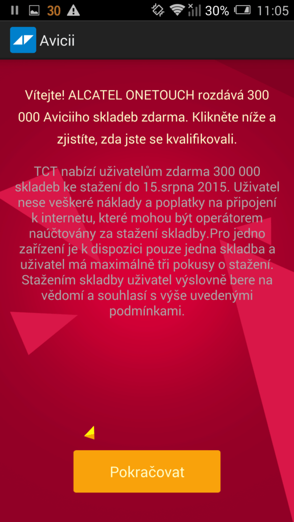Alcatel One Touch Hero 2 prostředí systému Android 4.4.2 3