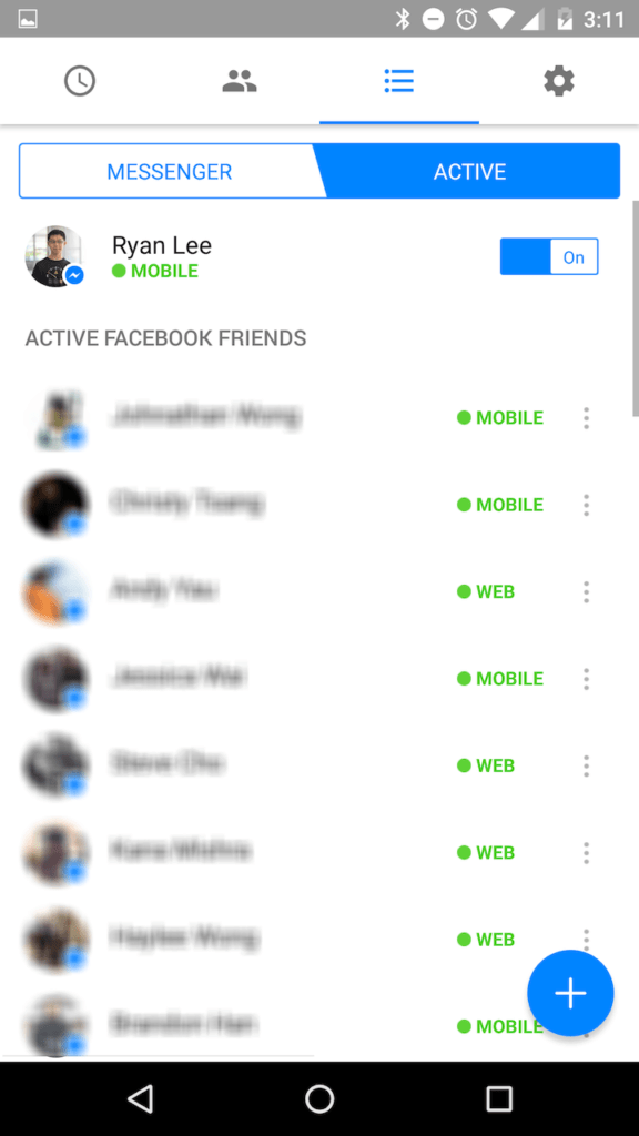 Facebook Messenger nový vzhled 1
