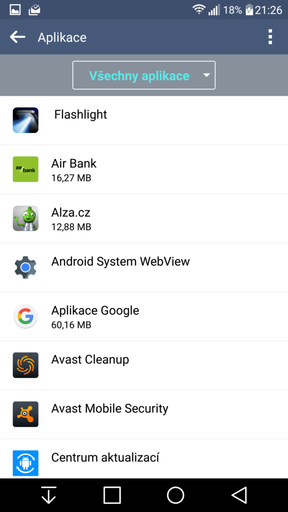 LG G3 oficiální update Marshmallow screenshoty 17