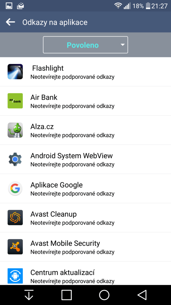 LG G3 oficiální update Marshmallow screenshoty 20