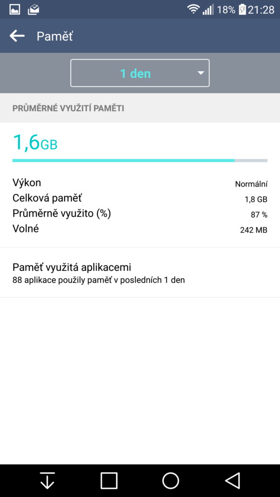 LG G3 oficiální update Marshmallow screenshoty 22
