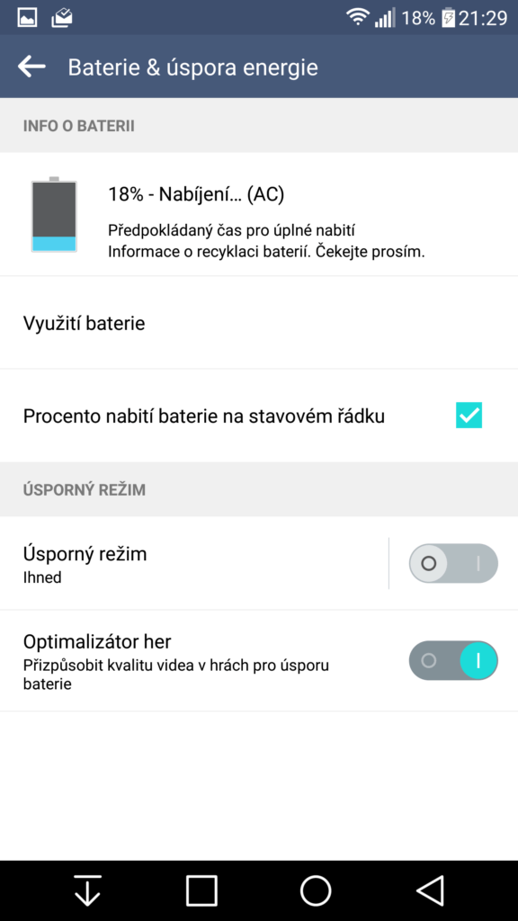 LG G3 oficiální update Marshmallow screenshoty 25