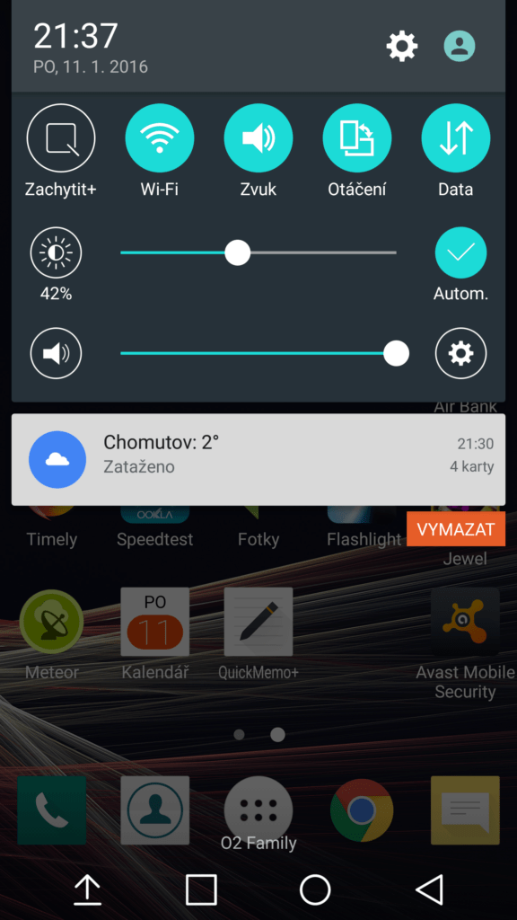 LG G3 oficiální update Marshmallow screenshoty 33