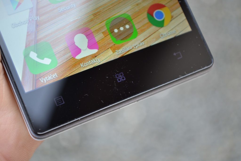 Lenovo Vibe X2 senzorová tlačítka
