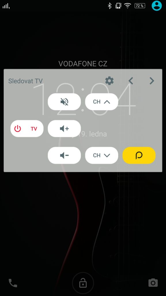 Lenovo Vibe X3 lockscreen ovladač