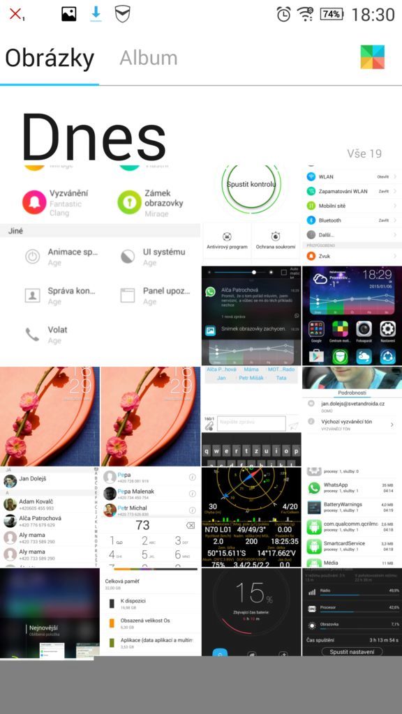 Lenovo Vibe Z2 Pro prostředí systému Android 4.4.2 8