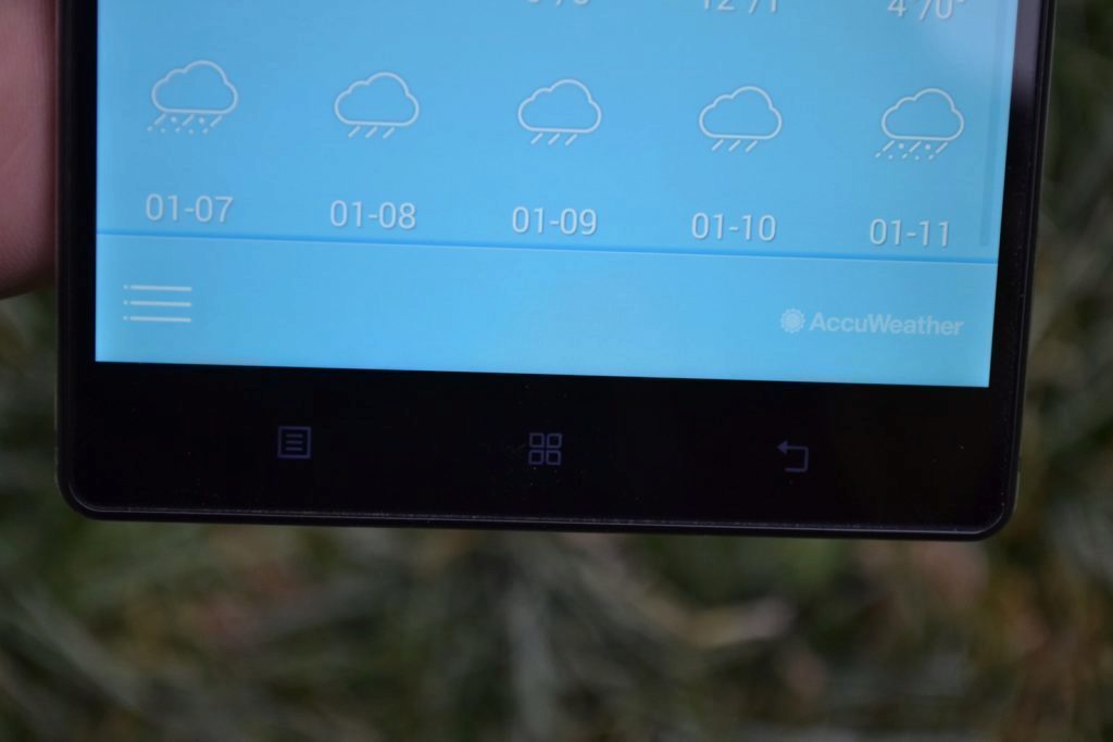 Lenovo Vibe Z2 Pro senzorová tlačítka