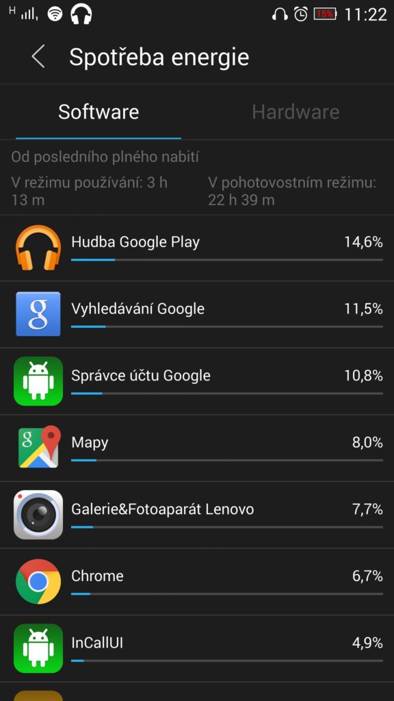Lenovo Vibe Z2 Pro výdrž při intenzivním používání 2
