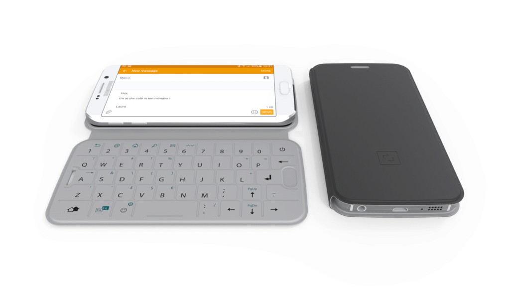 Obal s QWERTY klávesnicí