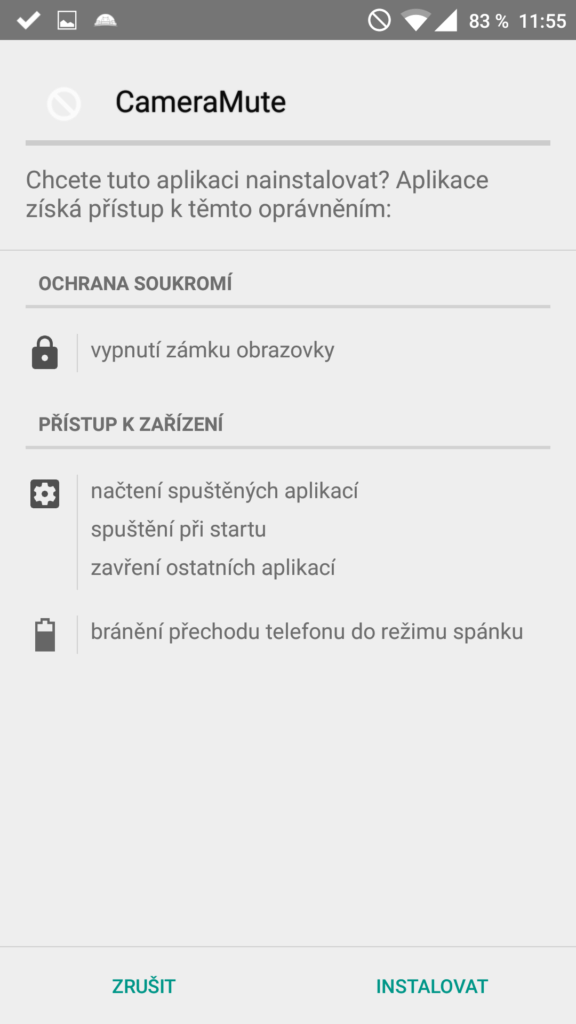 camera mute android aplikacereenshot 2016 01 30 11 55 49