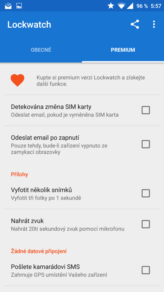lockwatch android aplikace zabezpeční 3
