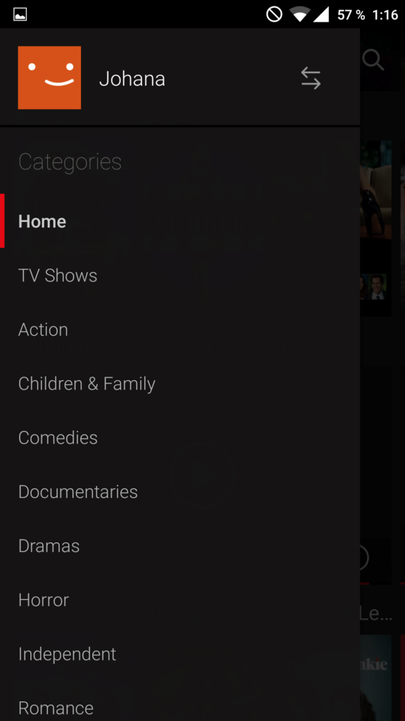 netflix android aplikace 4