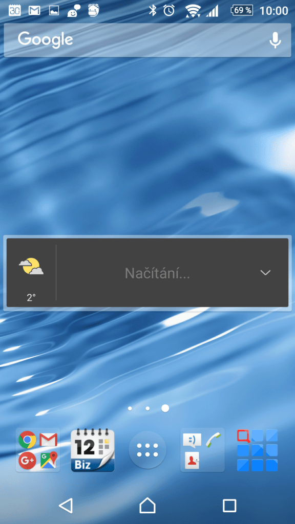 Odstraňte zbytečné widgety