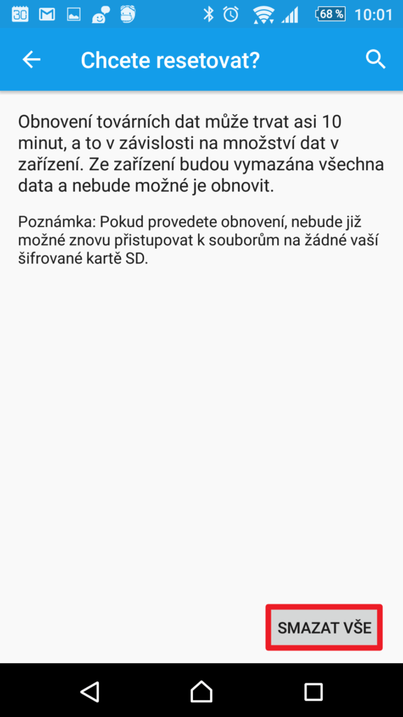 Smazat vše