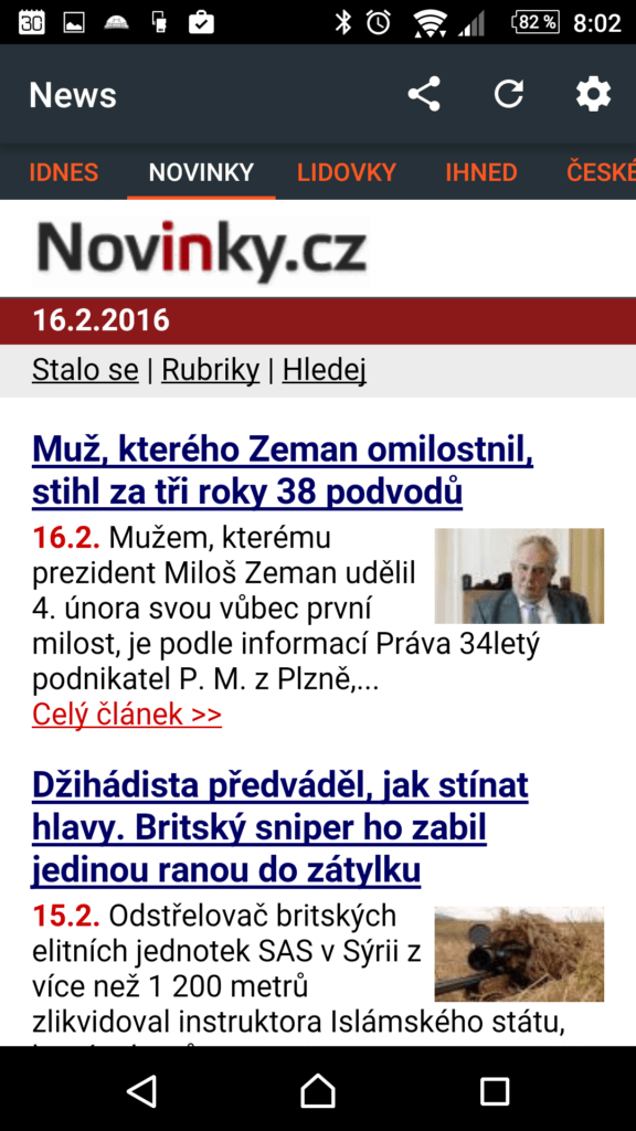 News – Denní zprávy