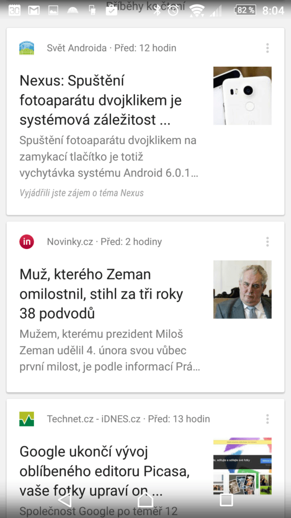 Chytré karty Google