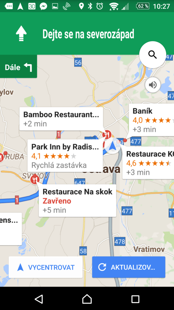 Restaurace na cestě