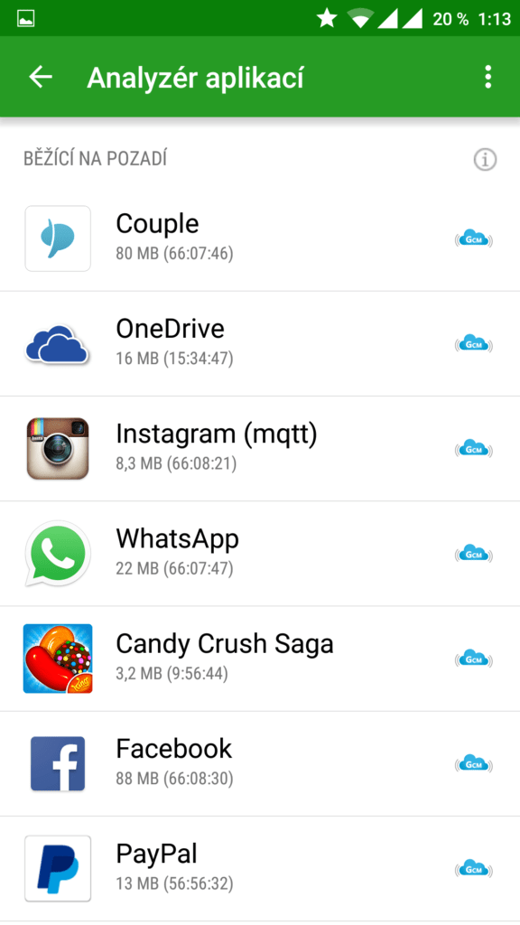 Doze android funkce Greenify aplikace2