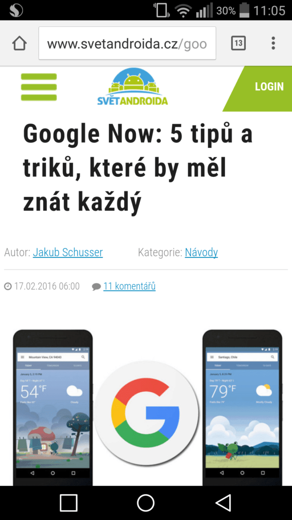 Pocket čtení offline