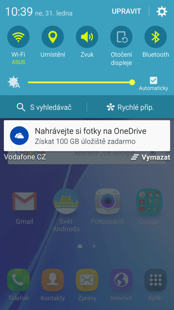 Samsung Galaxy A5 2016 přepínače 2