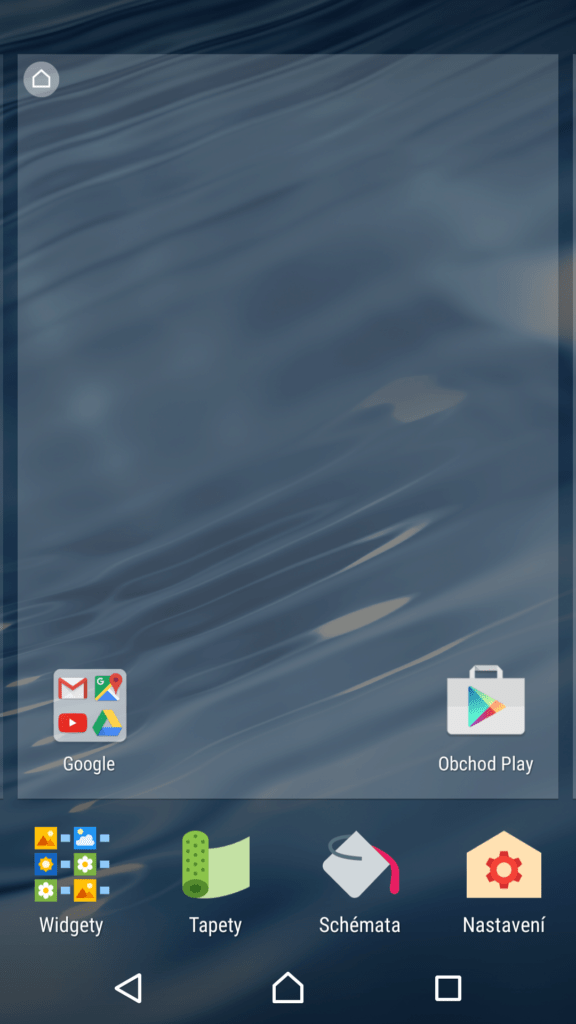 Možnosti nastavení nového launcheru Sony Xperia