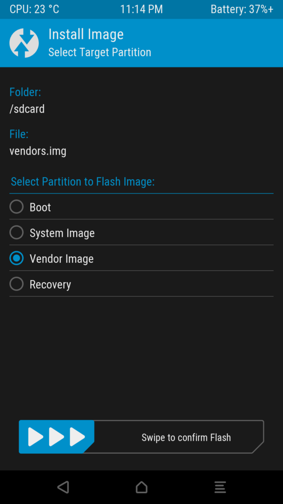 TWRP recovery 3.0.0