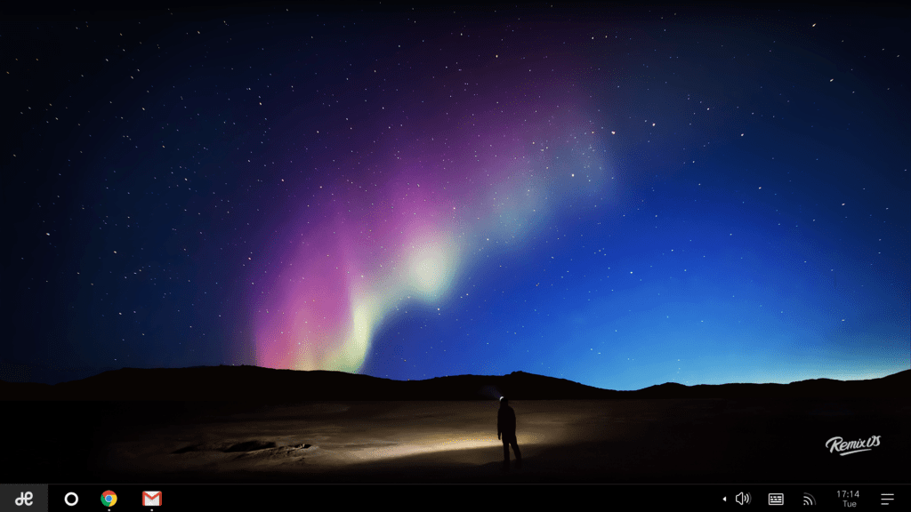 Remix OS: plocha