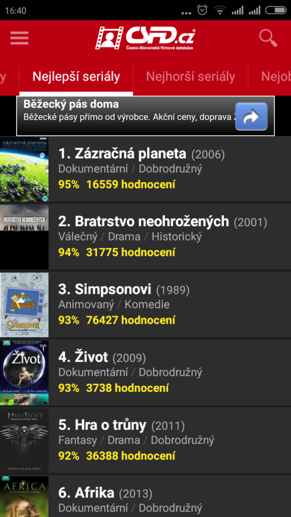 seriály android csfd.cz 2