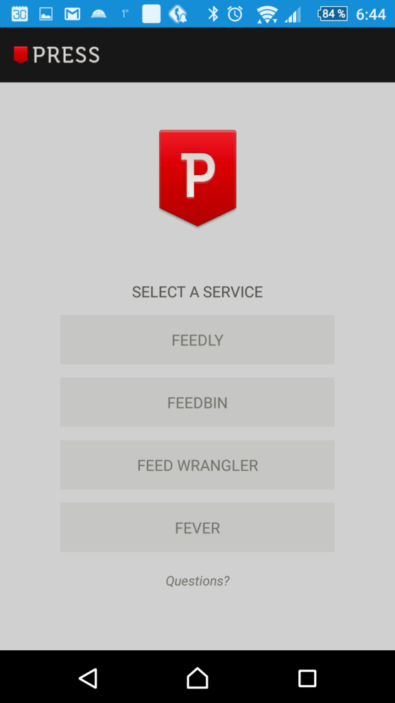 Press (RSS Reader)
