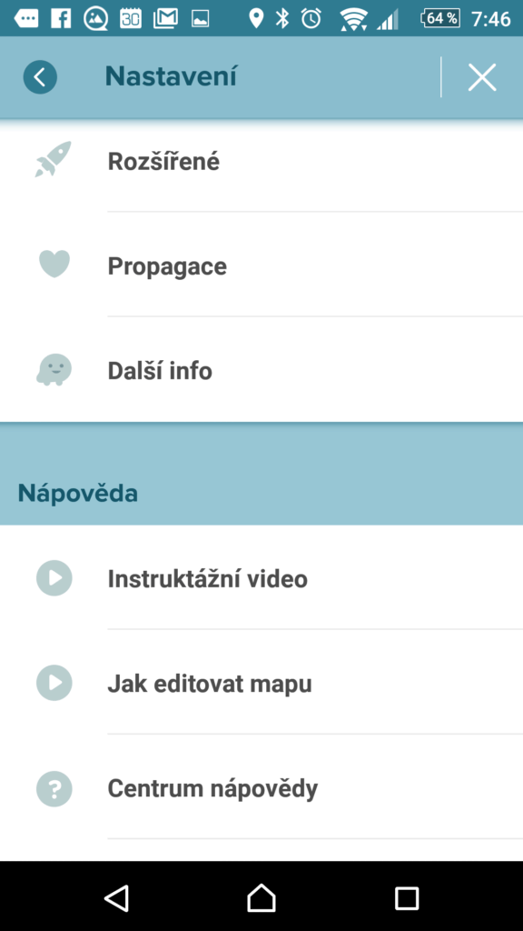 Možnosti nastavení