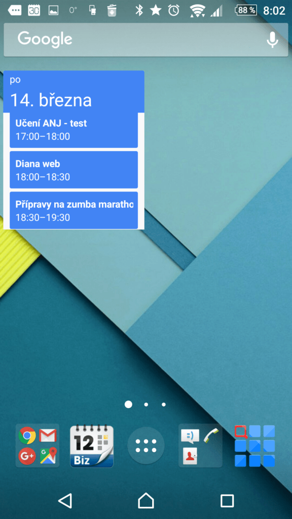 Kalendář Google