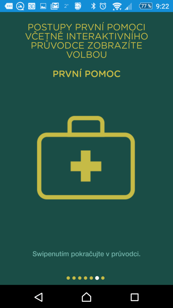 Průvodce aplikací