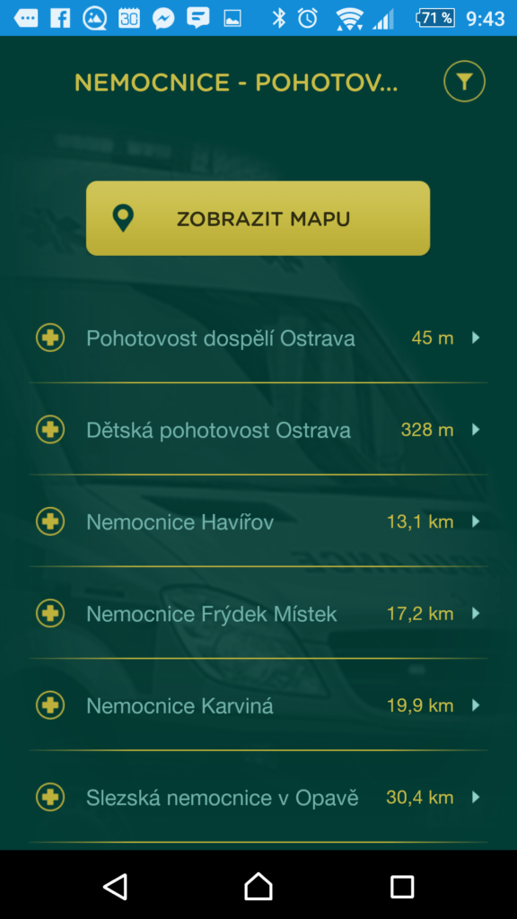 Nejbližší pohotovosti
