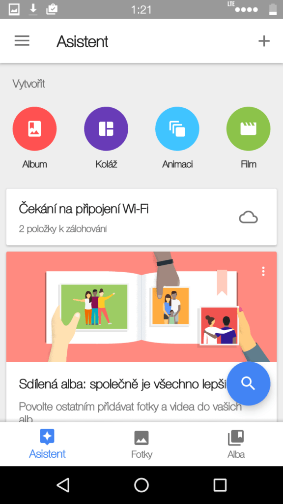 Google Fotky nový vzhled 3