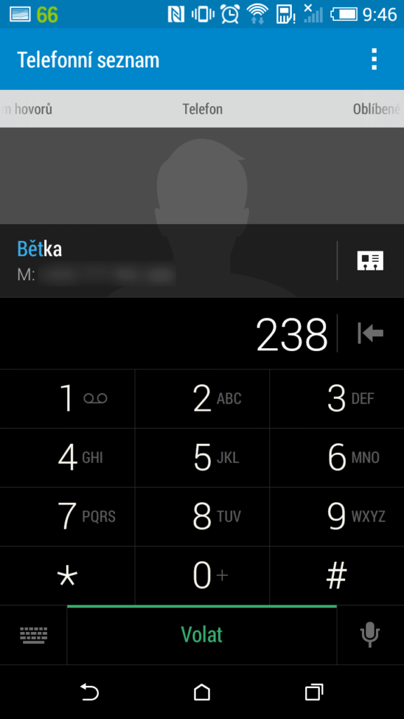 HTC Desire 620 Dialer