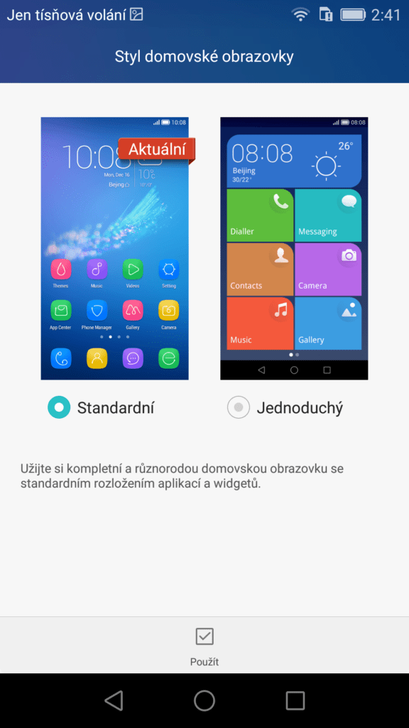 Honor 5x screenshot systém 1