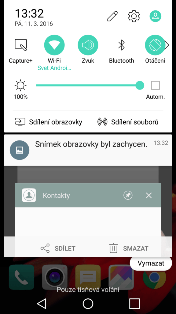 LG G5 systém Android4