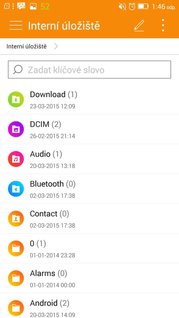 Lenovo P70 správce souborů