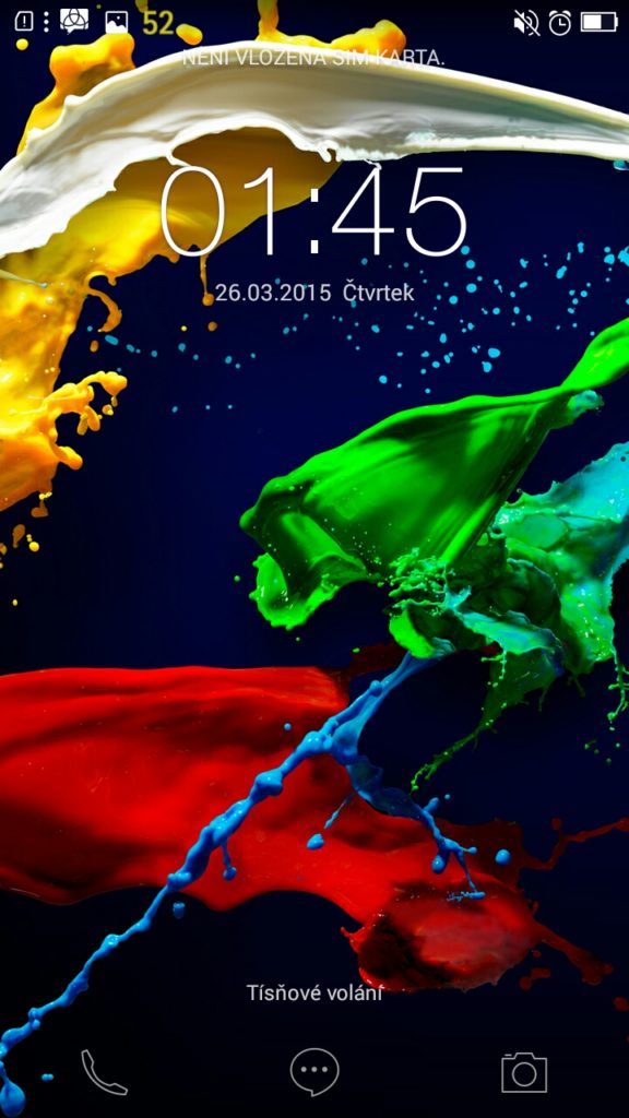 Lenovo P70 zamykací obrazovka
