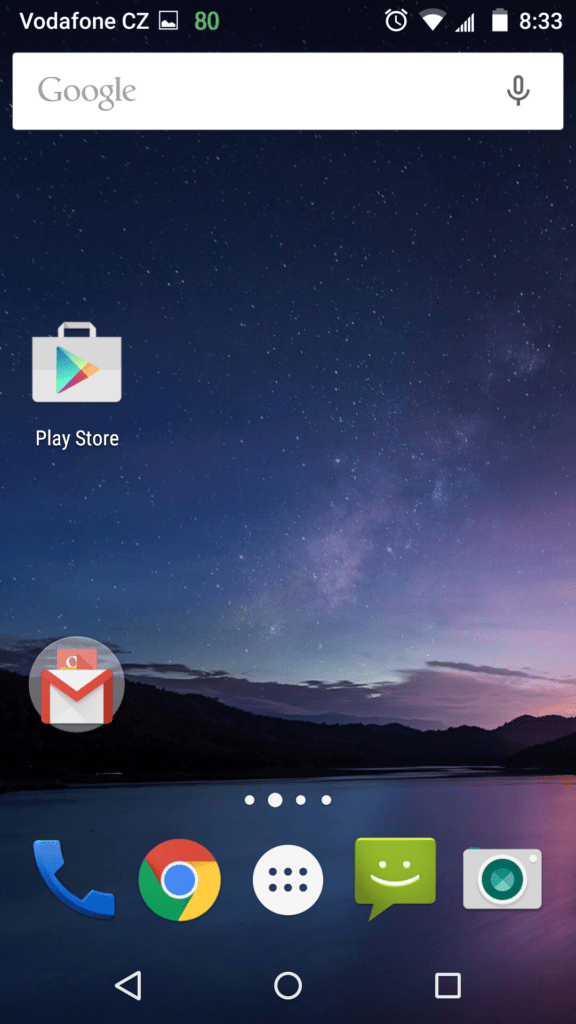 Motorola Moto X 2014 prostředí systému Android 5 2