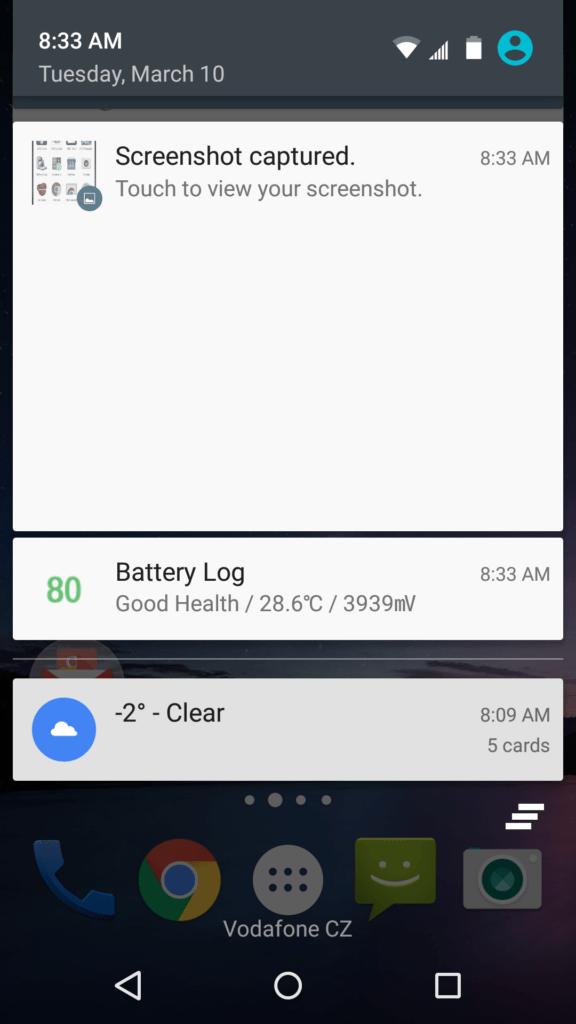 Motorola Moto X 2014 prostředí systému Android 5 4
