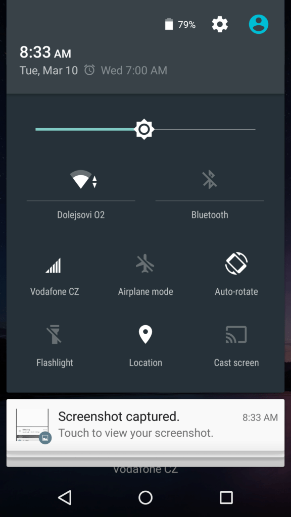 Motorola Moto X 2014 prostředí systému Android 5 5