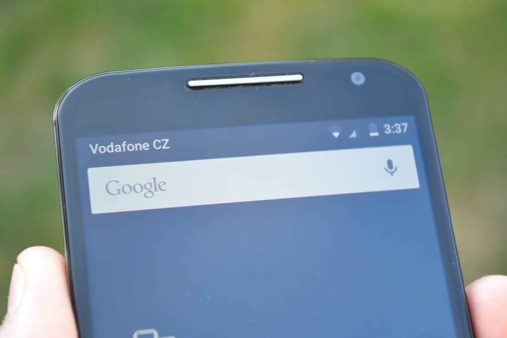 Motorola Moto X 2014 senzory a objektiv