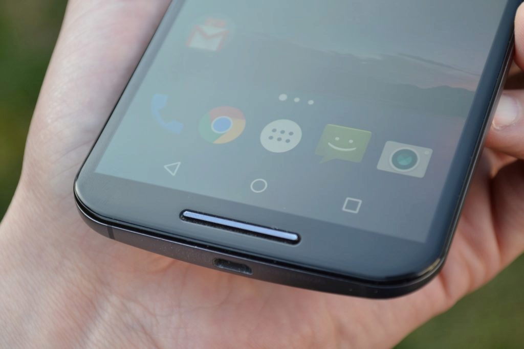 Motorola Moto X 2014 tlačítka na displeji