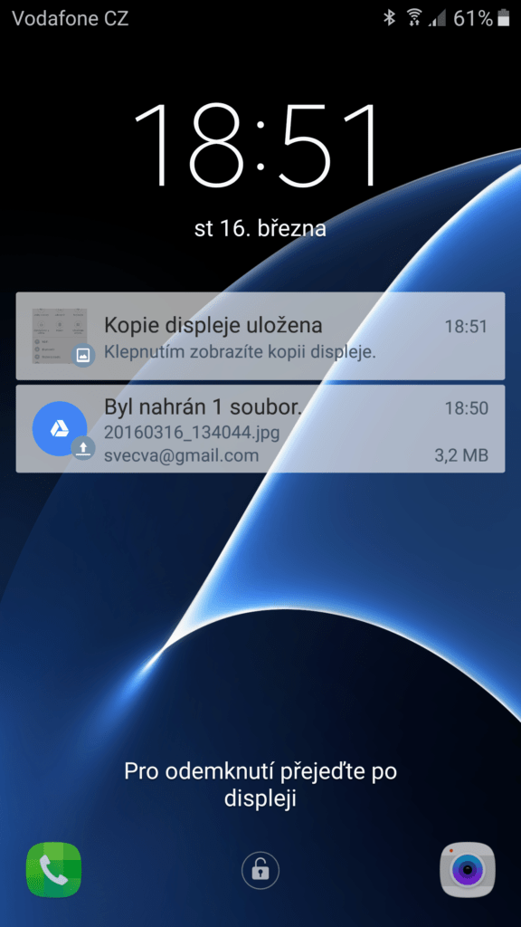 Samsung Galaxy S7 lockscreen 2