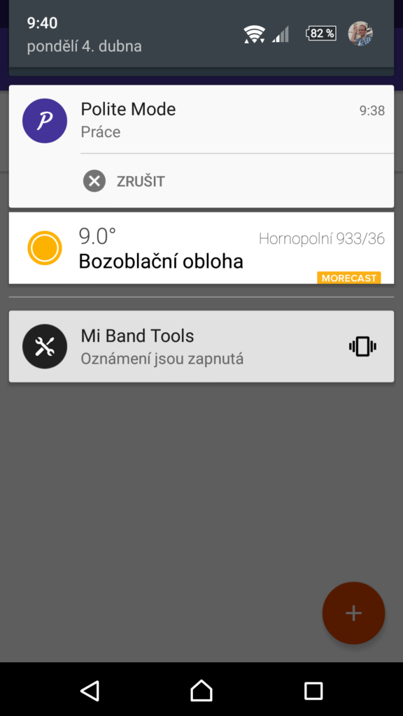 Oznámení o platnosti pravidla