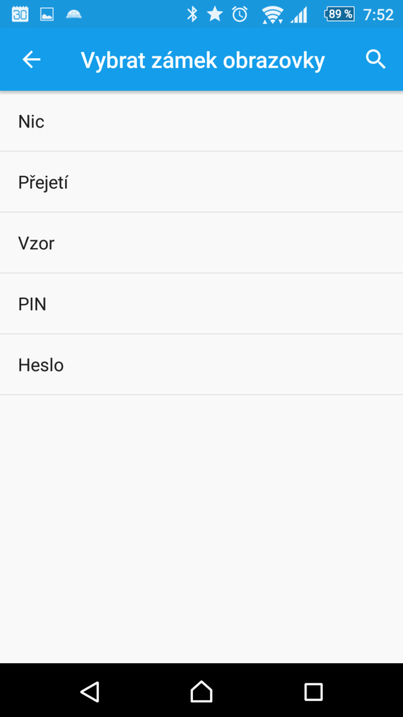 Používejte zámek obrazovky