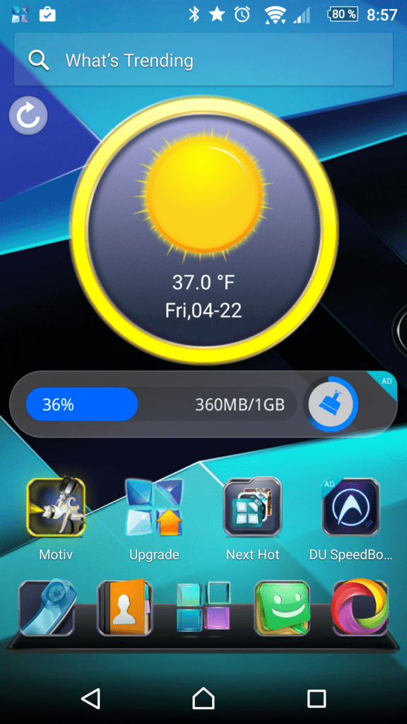 Next Launcher 3D Shell
