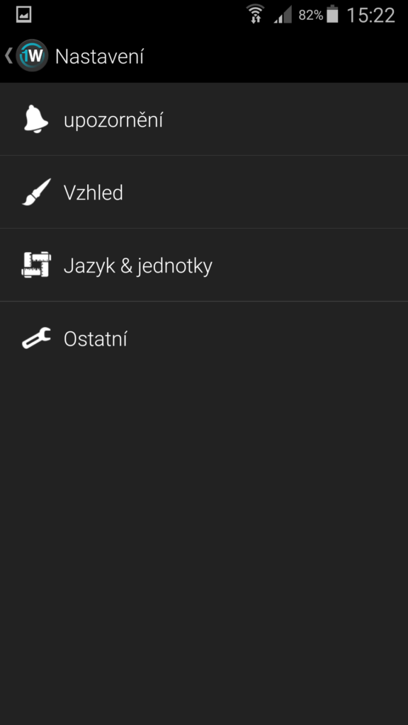 Aplikace 1Weather 5